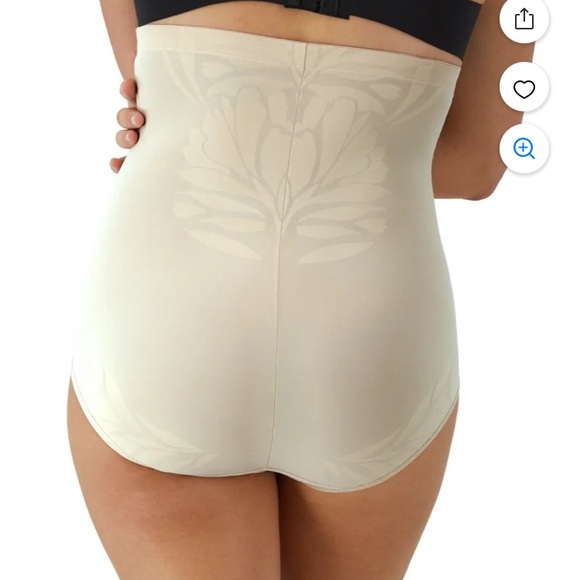 Maidenform High-Waist Shapewear in Cream 2XL - Picture 2 of 3